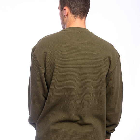 Langarm Shirt Karl Kani - Signature Boxy Waffle Longsleeve - Green