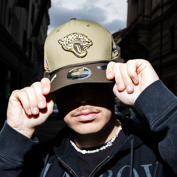 Kappe New Era - NFL25 "Salute to Service" - 9SEVENTY Stretch-Snap - Jacksonville Jaguars 