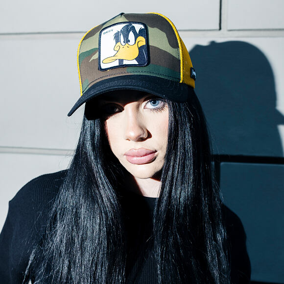 Kappe Capslab - Trucker Looney Tunes - Daffy Duck v.3 Trucker Camo / Yellow