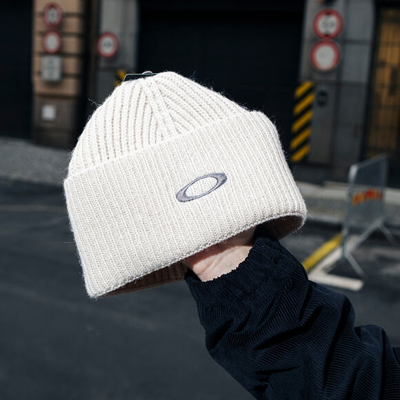 Oakley Haube - Ellipse Ribbed Beanie - Mist/Cement