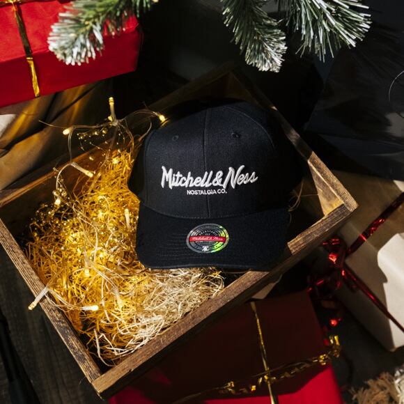 Kappe Mitchell & Ness - Branded Pinscript Classic Red - Black / White