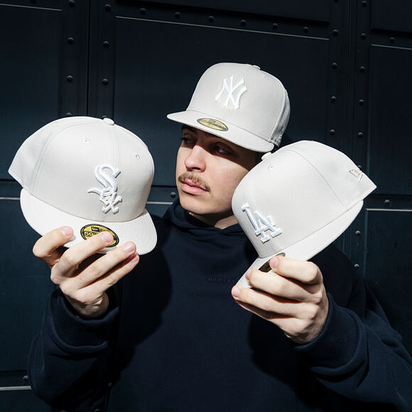 Kappe New Era - MLB Seasonal 59FIFTY - LA Dodgers - Stone