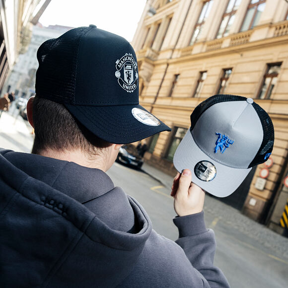 Kappe New Era -  Seasonal 9FORTY Trucker - Manchester United FC - Grey