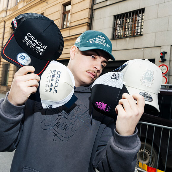 Kappe New Era - F1 Seasonal 9FORTY Trucker - Red Bull F1 - Cream