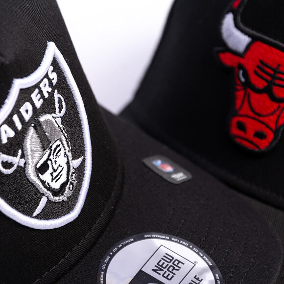 Kappe New Era - 9FORTY A-FRAME SIDE PATCH - Chicago Bulls