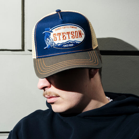 Kappe Stetson - Trucker Cap - Cowboy Coffee - 52