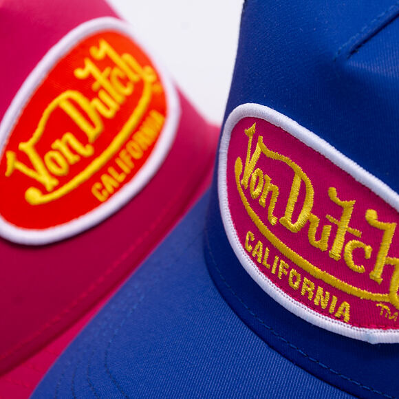 Kappe Von Dutch - Trucker - Cali Patch Royal/Pink