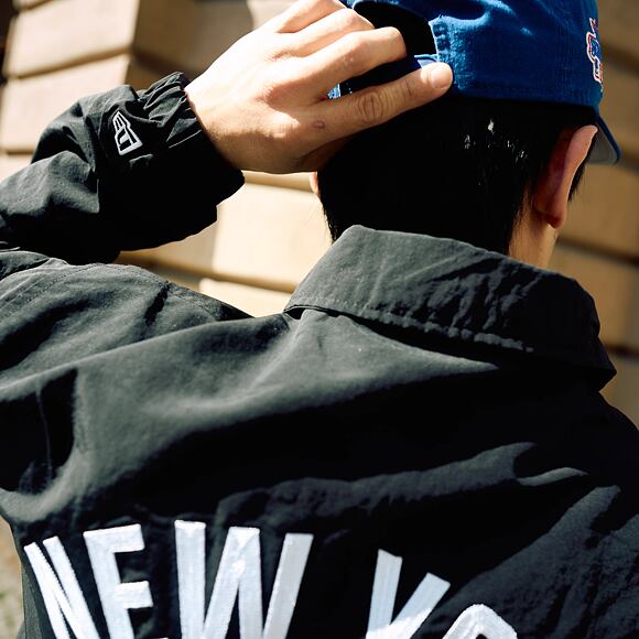 Jacke New Era - MLB Coaches Jacket - NY Mets - Black