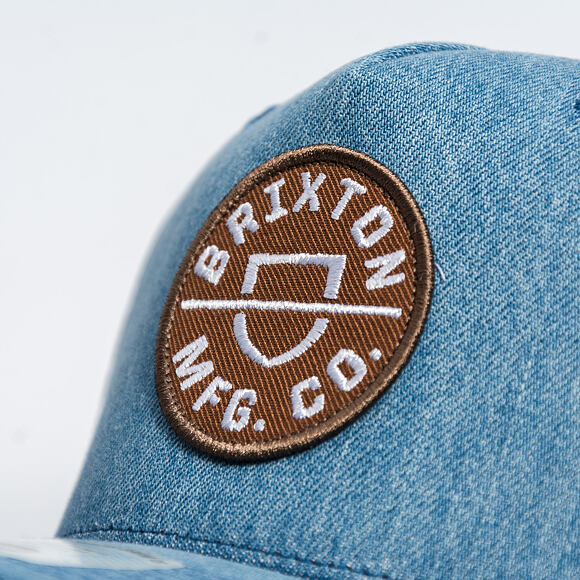 Kappe Brixton - Crest C Mp Snapback - Medium Rinse Denim