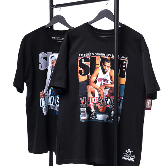 T-Shirt Mitchell & Ness - Boxy Slam Tee - NBA - Toronto Raptors - Vince Carter - Black