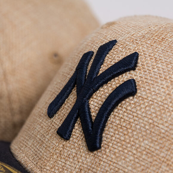 Kappe New Era - MLB "Summer Twine" 59FIFTY - NY Yankees - Team Color / Open Market Tan