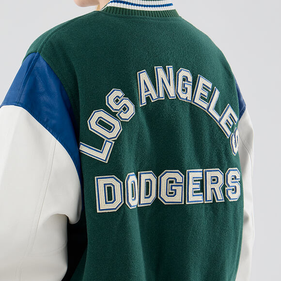 Jacke New Era - MLB Varsity Jacket - LA Dodgers - Cilantro Green