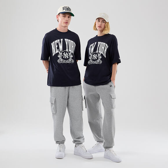 T-Shirt New Era - MLB Arch Graphic Oversized Tee - NY Yankees - Navy