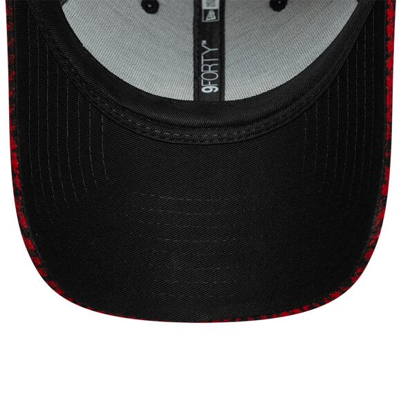 Kappe New Era - Houndstooth 9FORTY - AC MILAN - Black