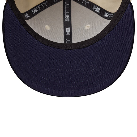Kappe New Era - Branded Patch Cord 59FIFTY - Cream / Navy