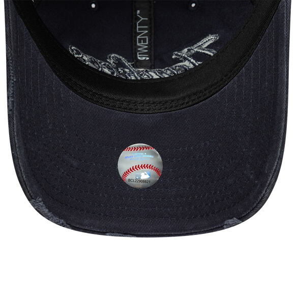 Kappe New Era - MLB Distressed Wordmark 9TWENTY - NY Yankees - Navy