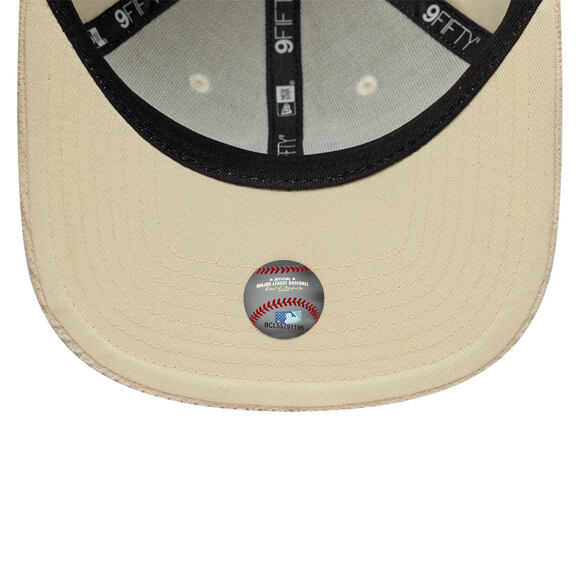 Kappe New Era - MLB Cord Visor 9FIFTY Original Fit - NY Yankees - Cream