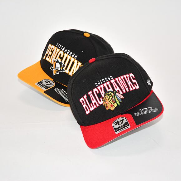 Kappe '47 Brand Chicago Blackhawks McCaw MVP DP Black/Red