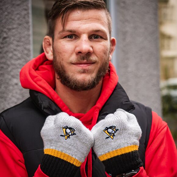 Handschuhe '47 Brand NHL Pittsburgh Penguins Deep Zone ’47 GLOVE Grey