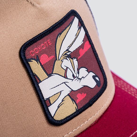 Kappe Capslab - Trucker Looney Tunes - Wile E. Coyote v.2 Trucker -Brown / Burgundy