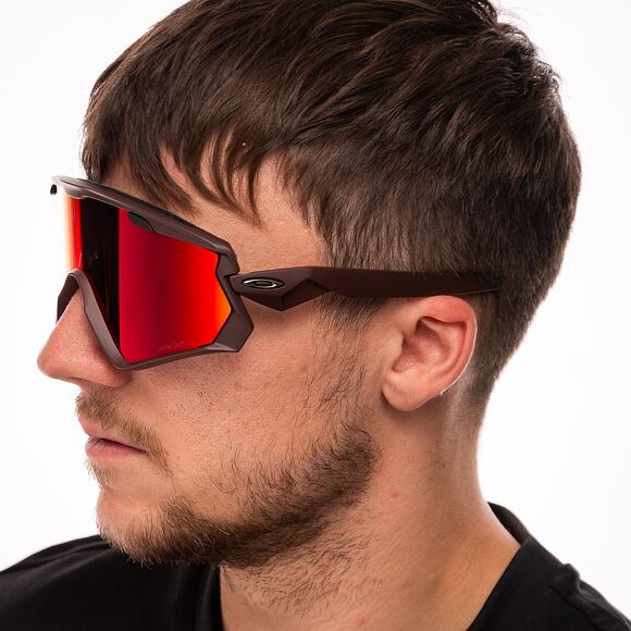 Sonnenbrille Oakley Wind Jacket 2.0 Matte Grenache Prizm Road