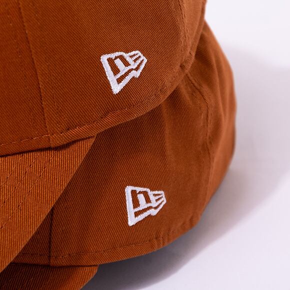 Kinder Kappe New Era 9FORTY Kids Seasonal Flag Logo - Caramel Brown