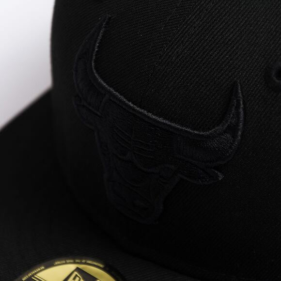 Kappe New Era - NBA Black on Black 59FIFTY - Chicago Bulls - Black