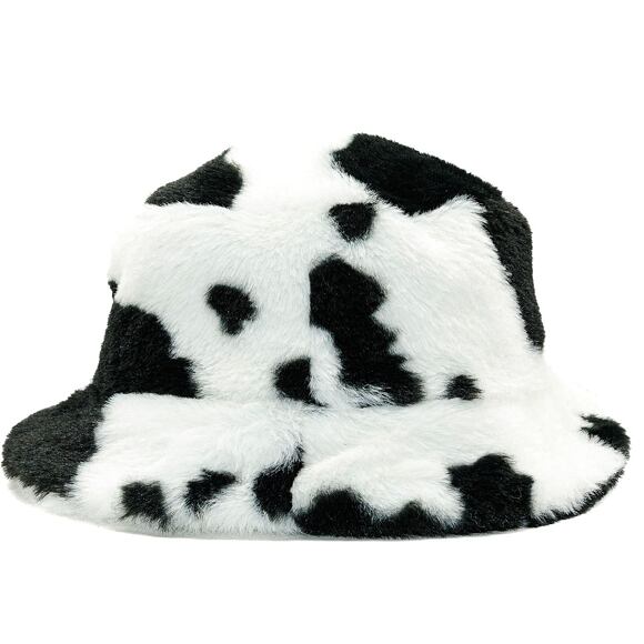 Kangol - Faux Fur Bucket - Spotted Cow