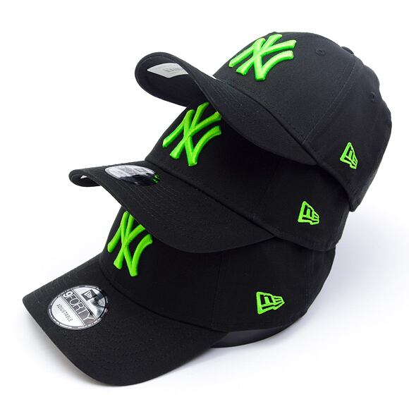 Kappe New Era - 9FORTY MLB Neon - NY Yankees - Black / Green Glow