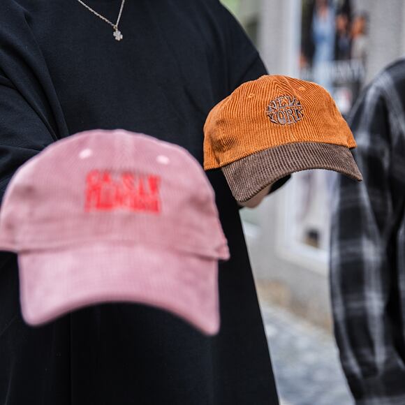 Damen Kappe New Era - 9TWENTY Womens Cord - Dark Brown / TPN