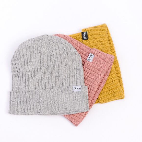Mütze Statewear - Frank Beanie Light Grey Melange