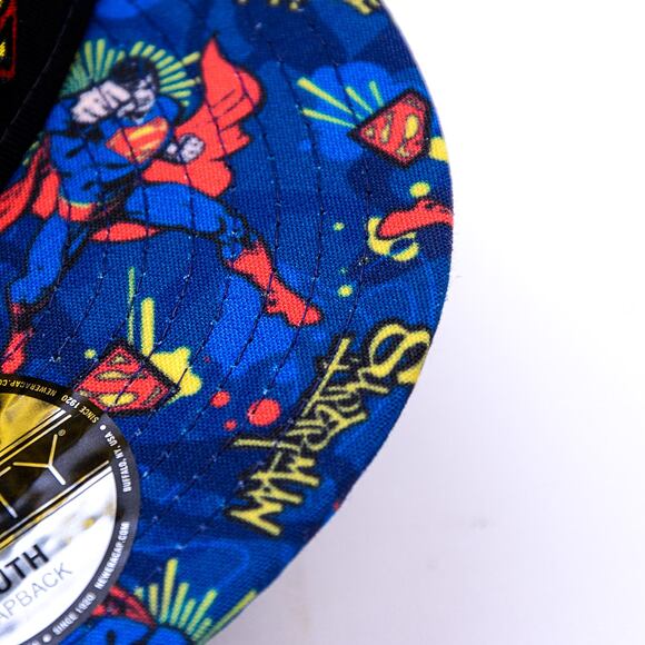 Kinder Kappe New Era - Warner Bros Superman 9FIFTY - Navy