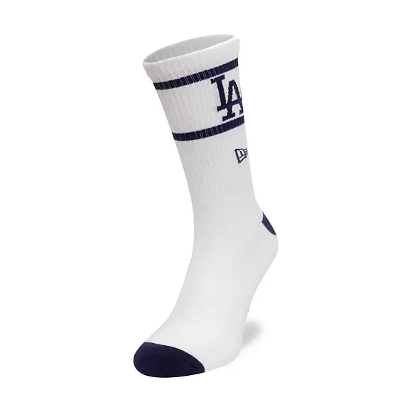 Socken New Era - MLB Seasonal Crew - LA Dodgers - White / Blue