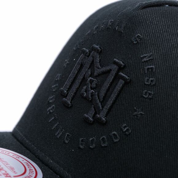 Kappe Mitchell & Ness - Branded Interlock Crest Pro Snapback - Branded - Black