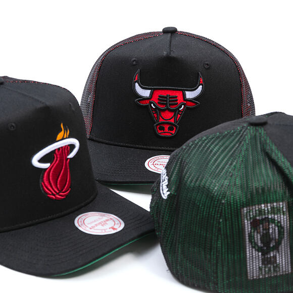 Kappe Mitchell & Ness - NBA Tremor Trucker - Boston Celtics - Black