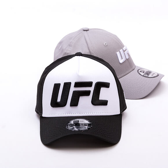 Kappe New Era - UFC MMA Core Logo 9FORTY Trucker - White / Black
