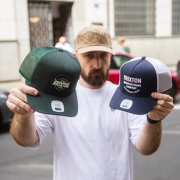 Kappe Brixton - Gibson C Np Mp Trucker Hat - Deep Forest/Deep Forest