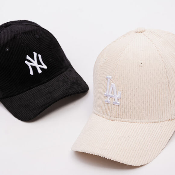 Kappe New Era - MLB Cord 9FORTY M-CROWN - LA Dodgers - Cream