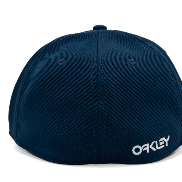 Kappe Oakley - 6 Panel Stretch Metallic Hat - Abyss/White