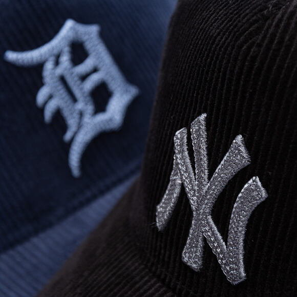 Kappe New Era - MLB Cord 9FORTY A-Frame - NY Yankees - Black