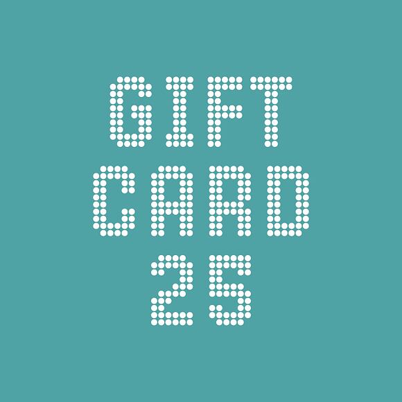 Geschenkgutschein 25 EUR