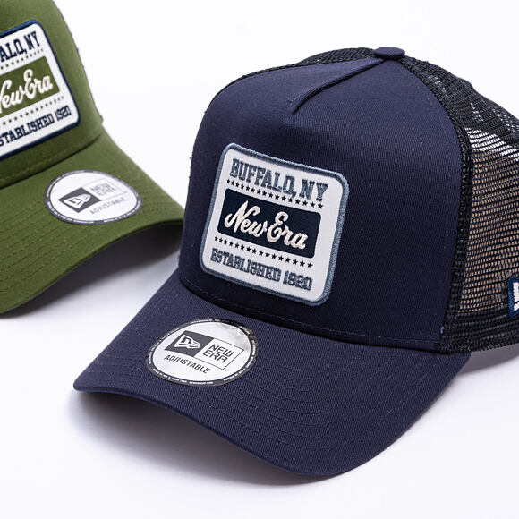 Kappe New Era - Branded Patch Trucker 9FORTY Trucker - Navy