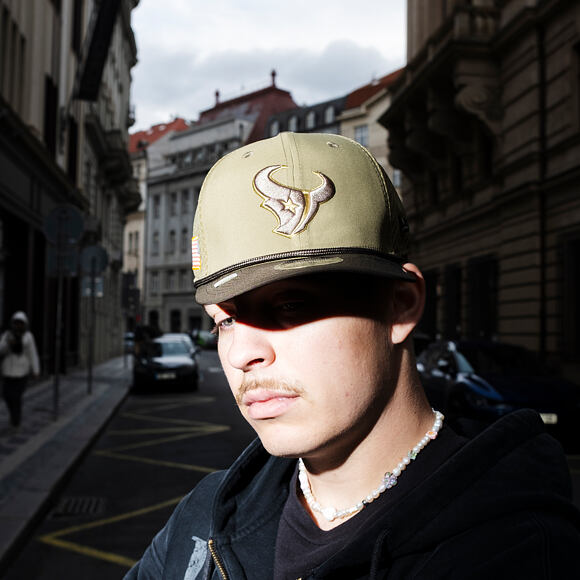 Kappe New Era - NFL25 "Salute to Service" - 9SEVENTY Stretch-Snap - Houston Texans 