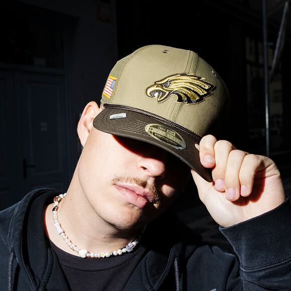 Kappe New Era - NFL25 "Salute to Service" - 9SEVENTY Stretch-Snap - Philadelphia Eagles 