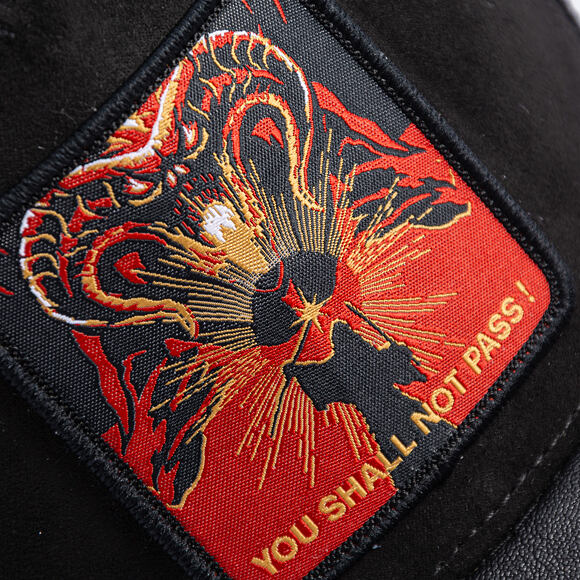 Kappe Capslab Trucker Lord Of The Rings X Capslab Black Suede/Lether