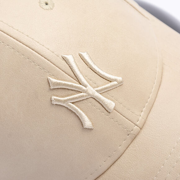 Damen Kappe New Era - MLB PU Leather 9FORTY - NY Yankees - Stone