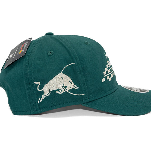 Kappe New Era - F1 Washed 9SEVENTY Stretch-Snap - Red Bull F1 - Pine Green