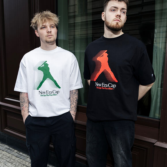 T-Shirt New Era - Player Graphic Oversized Tee - Black