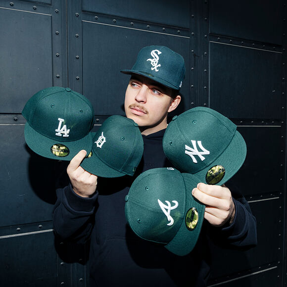 Kappe New Era - MLB Seasonal 59FIFTY - Chicago White Sox - Dark Green