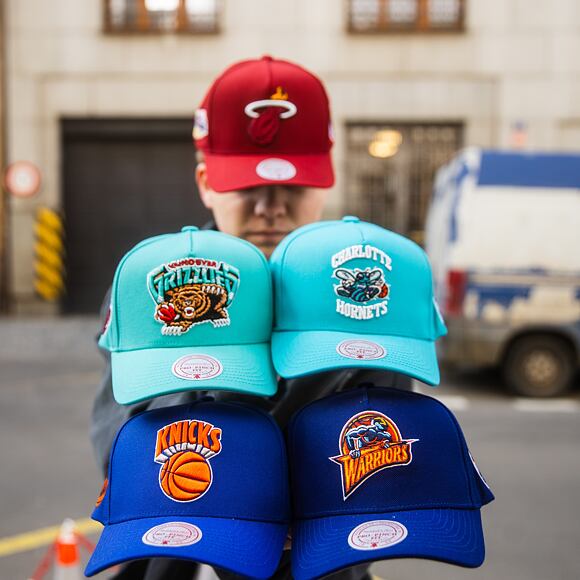 Kappe Mitchell & Ness - Vancouver Grizzlies - Double Clutch Pro Snapback Hwc - Teal